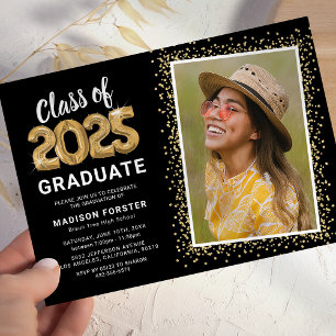 Class of 2025 Photo Graduation Party Invitation