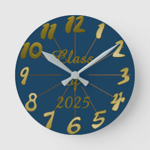 Class of 2025  round clock