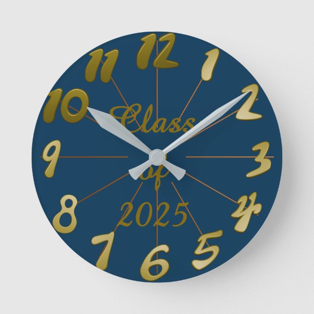 Class of 2025  round clock (Front)
