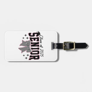 Class of 2025 Senior Bow Coquette Graduation  Luggage Tag