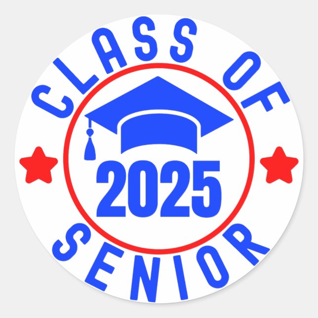 Class Of 2025 Senior Sticker (Front)