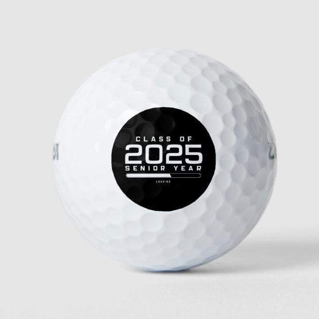 Class of 2025 Senior Year Loading Senior 2025  Golf Balls (Front)