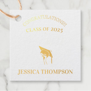 Class of 2025 Thank You Photo Graduation Favour Tags