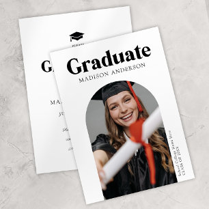 Class of 2026 Arch Photo Graduation Party Invitation