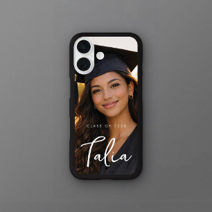 CLASS OF 2026     BLACK FRAME phone case with name