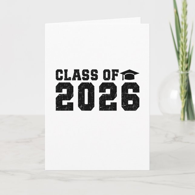 Class of 2026 card (Front)