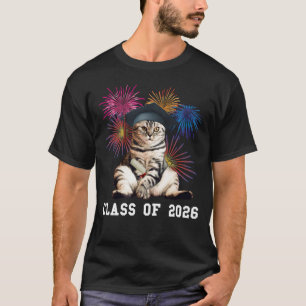 Class Of 2026 Cat Lover T-Shirt