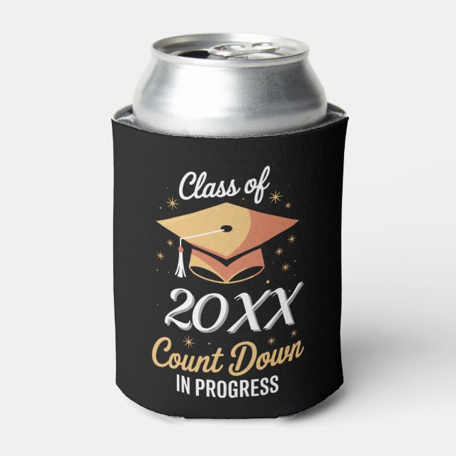 Class Of 2026 Count Down In Progress Personalised  Can Cooler (Can Front)