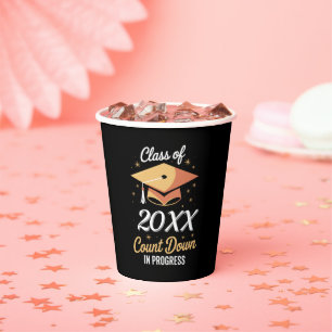Class Of 2026 Count Down In Progress Personalised  Paper Cups