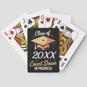 Class Of 2026 Count Down In Progress Personalised  Playing Cards
