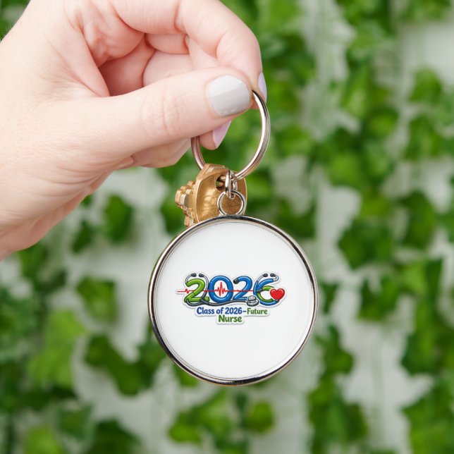 Class of 2026 Future Nurse Graduation Key Ring (Hand)