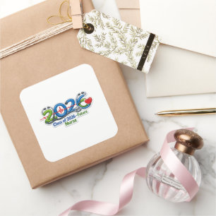 Class of 2026 Future Nurse Graduation Square Sticker