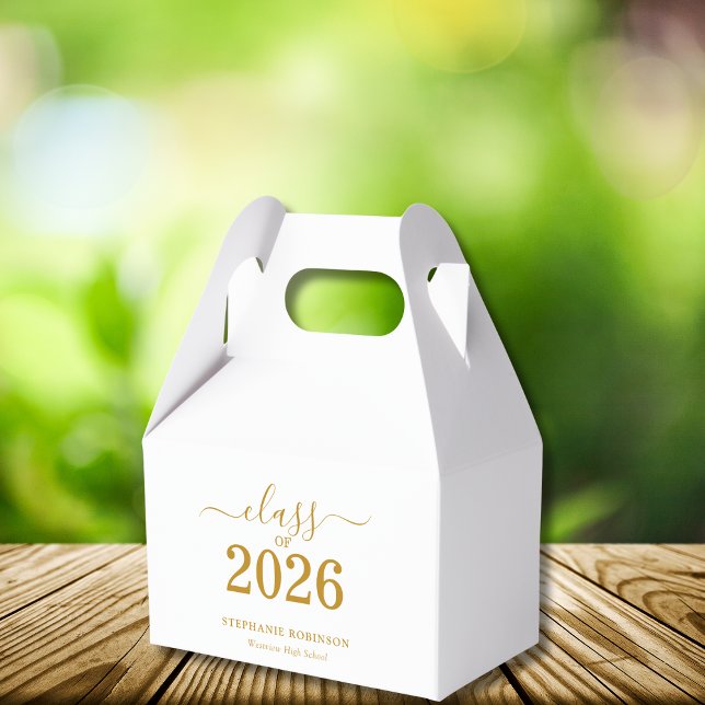 Class of 2026 Gold Script Graduation   Favour Box (Creator Uploaded)