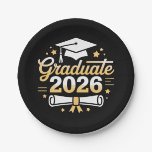 Class Of 2026 Graduate Graduation 26 Proud Family Paper Plate