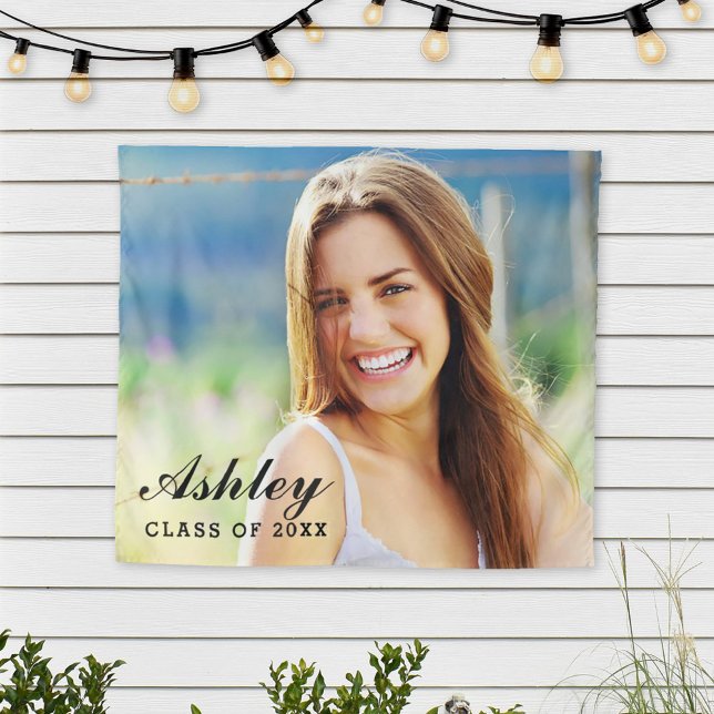 Class of 2026 Graduate Photo Graduation Tapestry (Creator Uploaded)