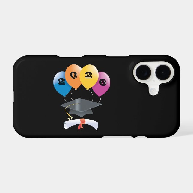 Class of 2026 Graduation Balloons Graduate Diploma (Back Horizontal)