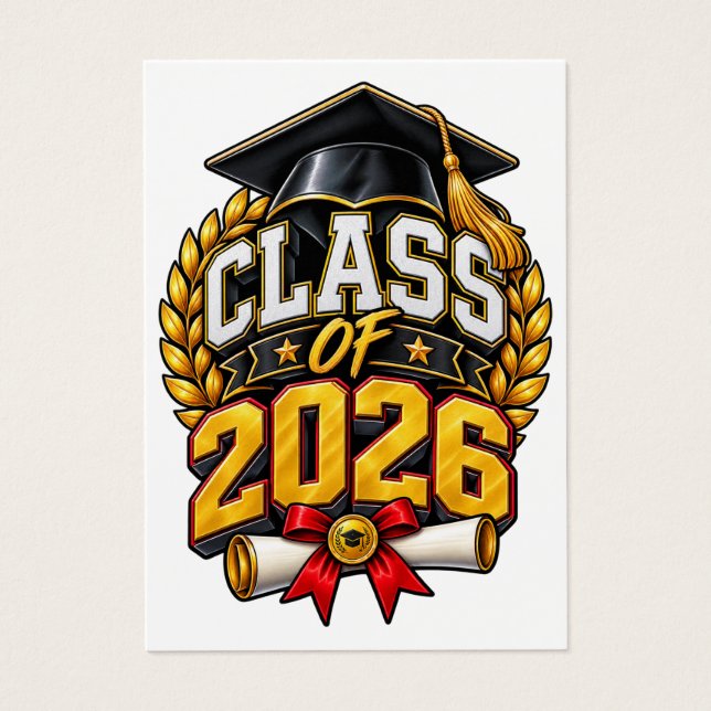 Class of 2026 Graduation Celebration Design (Front)