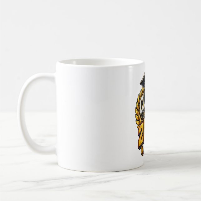 Class of 2026 Graduation Celebration Design Coffee Mug (Left)