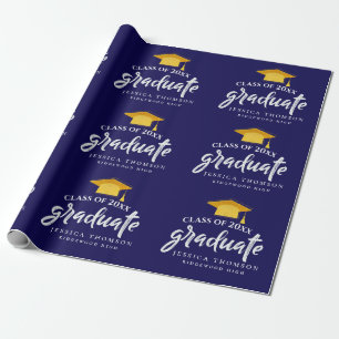 Class of 2026 Graduation Congratulation Grad Party Wrapping Paper