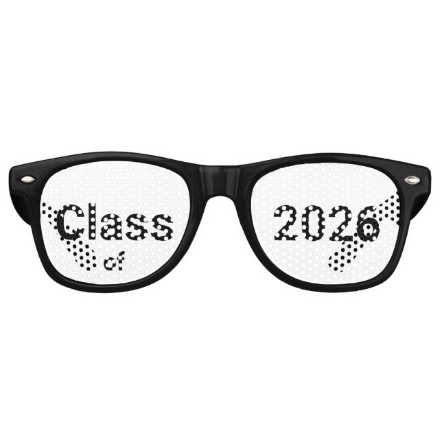 Class of 2026 Graduation for Graduates Seniors Retro Sunglasses (Front)