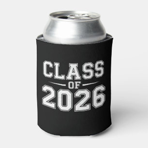 Class Of 2026 Graduation Graduate Retro Vintage Can Cooler