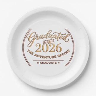 Class of 2026 Graduation / Platos Graduación Paper Plate