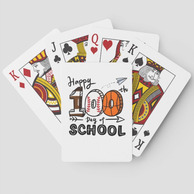Class of 2026 Graduation School Baseball  Playing Cards (Back)