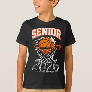 Class of 2026 graduation senior 26 basketball T-Shirt