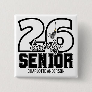 Class of 2026 Graduation Tassel 15 Cm Square Badge