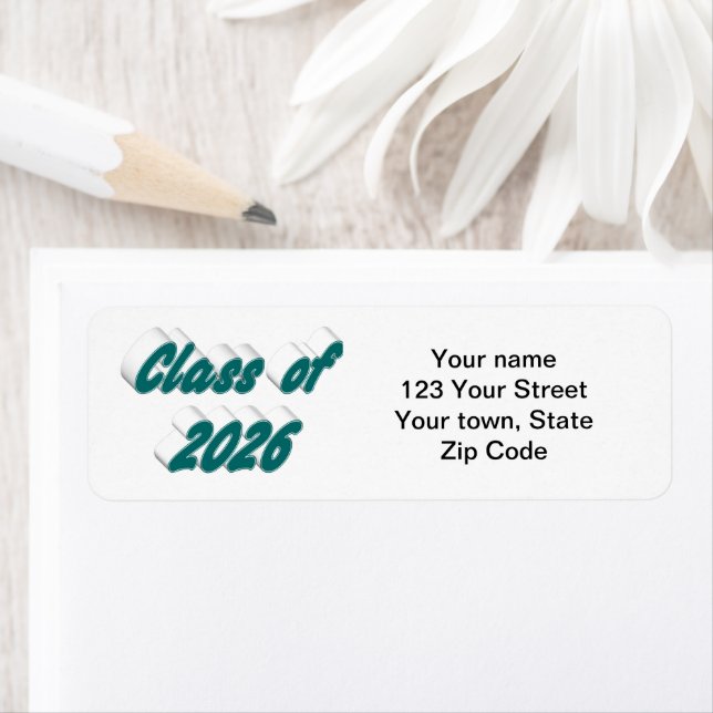 Class of 2026 green typography  graduation (Insitu)