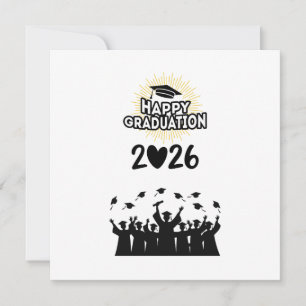 Class of 2026 Happy Graduation - Minimalist  Invitation