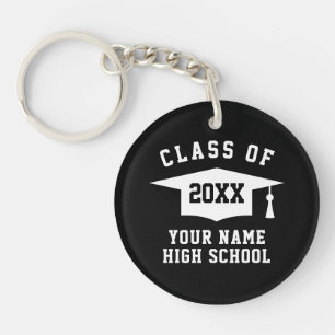 Class of 2026 high school graduation party favour key ring