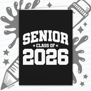 Class of 2026 High School Graduation Senior 2026 Card