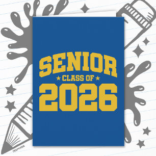 Class of 2026 High School Graduation Senior 2026 Card