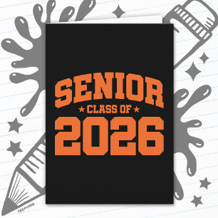 Class of 2026 High School Graduation Senior 2026 Card