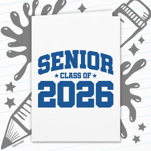 Class of 2026 High School Graduation Senior 2026 Card