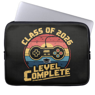 Class Of 2026 Level Complete Laptop Sleeve