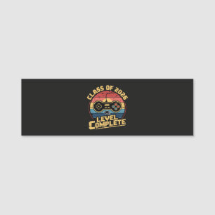 Class Of 2026 Level Complete Name Tag