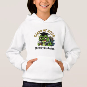 Class of 2026 Mentally Graduated Tired Frog