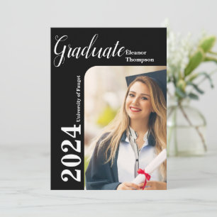 Class of 2026 Modern Photo Graduation Invitation