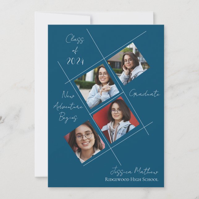 Class of 2026 Multi Photo Graduation Announcement  (Front)