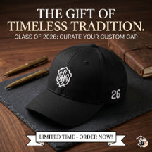 Class of 2026 Old Money Monogram Crest Custom Base