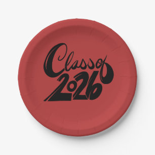 Class of 2026 paper plate