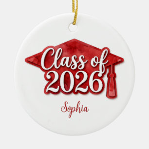 Class of 2026 Personalised Graduation Ornament
