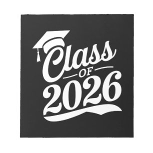 Class Of 2026 Proud Graduate Graduation Notepad