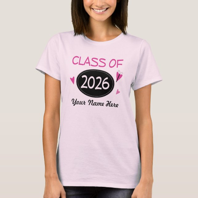 Class of 2026 School Pride T-Shirt (Front)