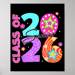 Class of 2026 senior 2026 graduation for student poster