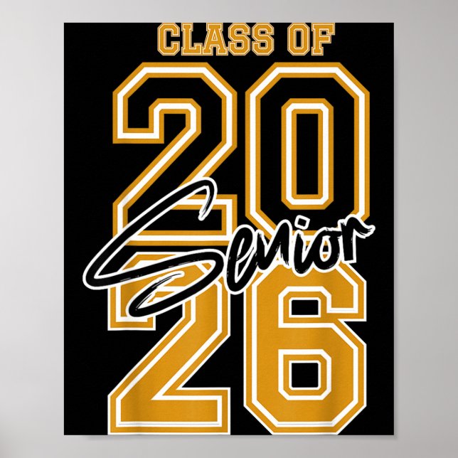 Class of 2026 senior - 2026 graduation  poster (Front)