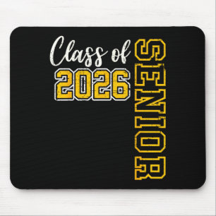 Class of 2026 senior 26 high school graduation mouse pad