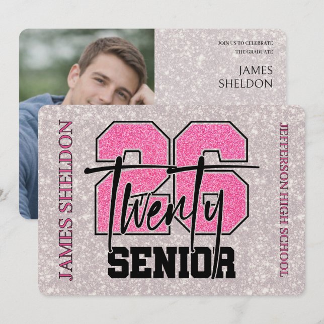 Class of 2026 Senior Graduation Announcement  (Front/Back)